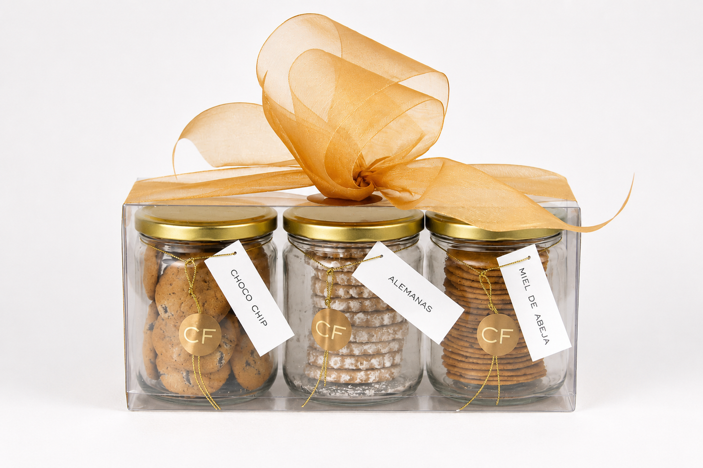 Trío de Frascos de Galletas